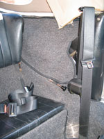 Porsche 356 Convertible Front and Rear Seat Belts