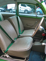VW Beetle Front Seat Belts