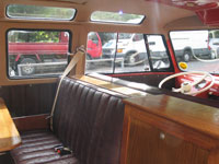 VW Splitscreen Rear Tan Seat Belt